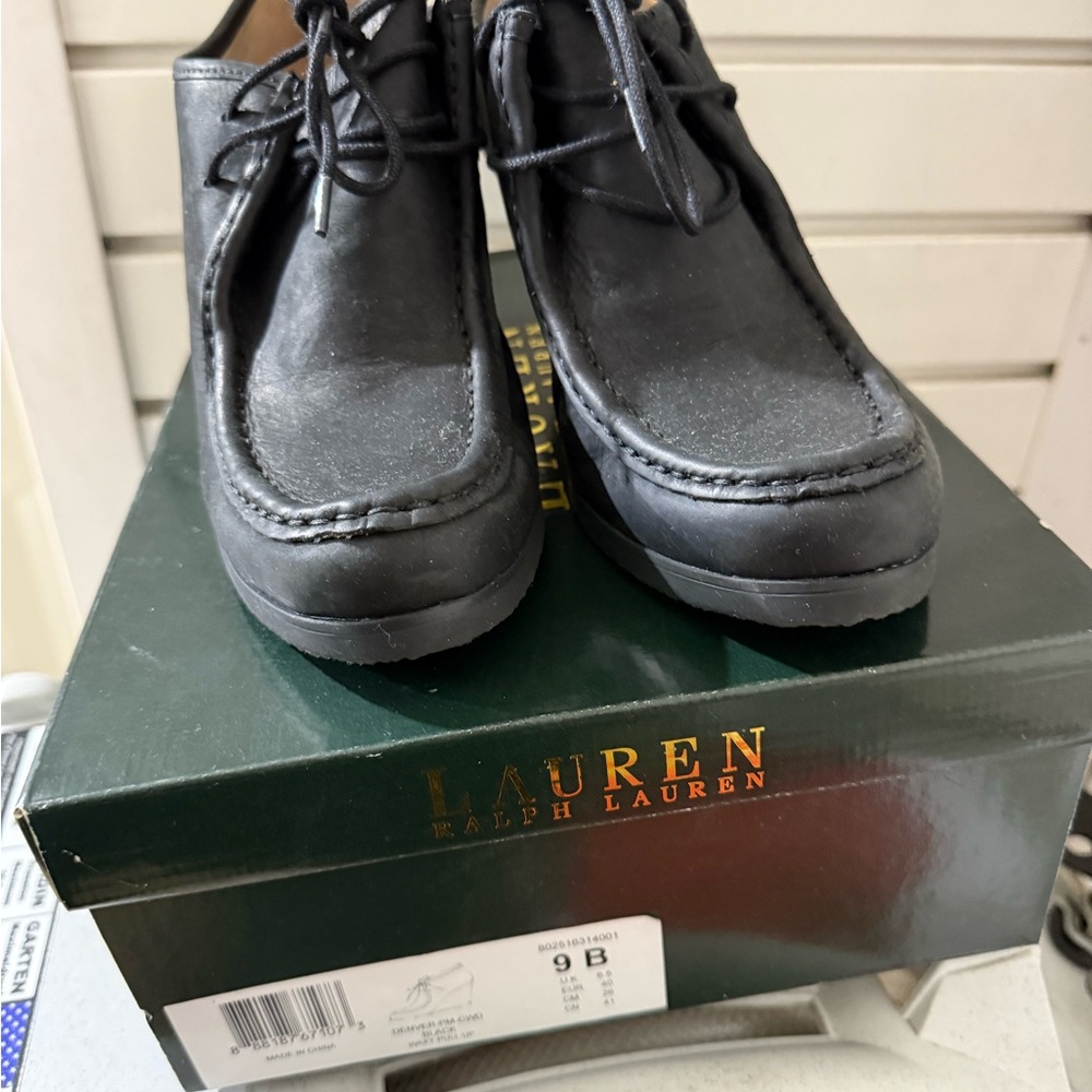 Ralph Lauren Black Chukka Boots for Men
